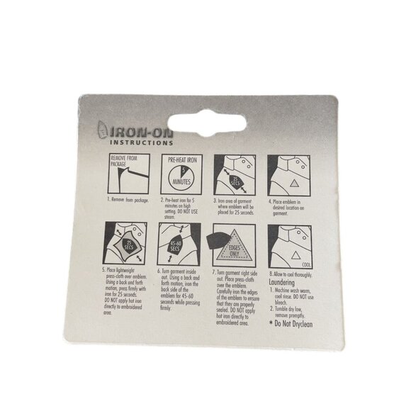 6 Girl Scout 59127 Playing Around The World Try-Its Badge Iron-On Triangle GSUSA - Picture 2 of 3